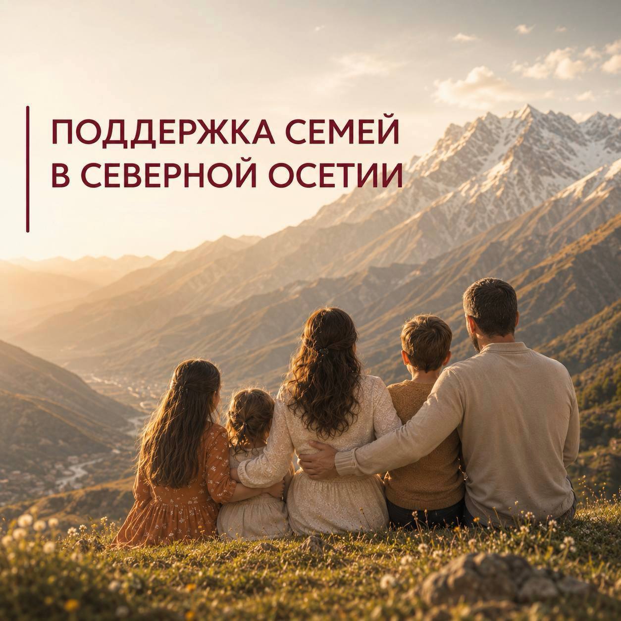 Поддержка семей в Северной Осетии